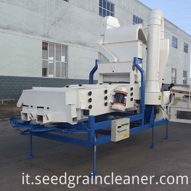 pulitore per semi per cereali grain seed cleaning machine